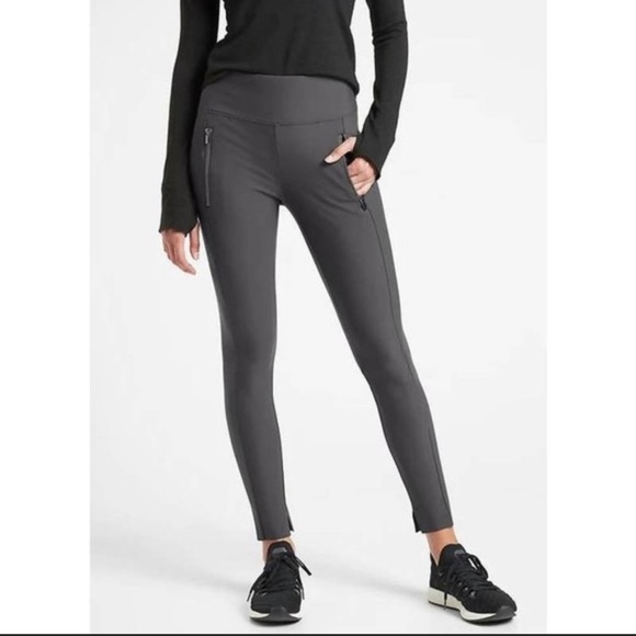 ATHLETA ZIPPERED LEGGINGS - Picture 2 of 7